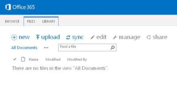 sync liberary option in sharepoint
